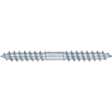Doppelseitige Nadel mit Holzgewinde