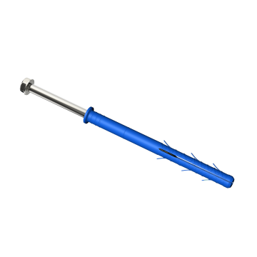 Rahmendübel mit Sechskantholzschraube PowersSpace