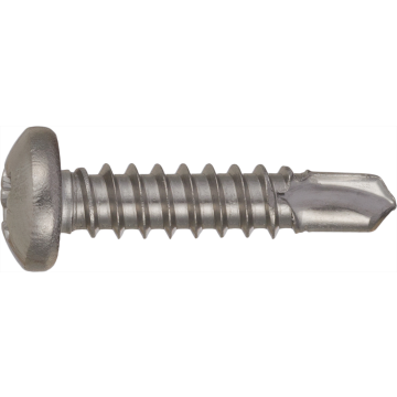 Bohrschrauben mit Linsenkopf INOX