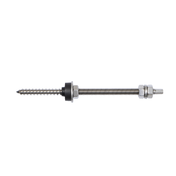 Stockschrauben mit Sechskantansatz - Set INOX