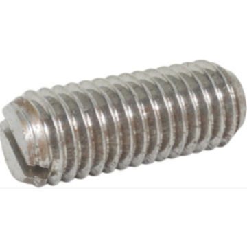 Gewindestifte mit geradem Schlitz INOX 