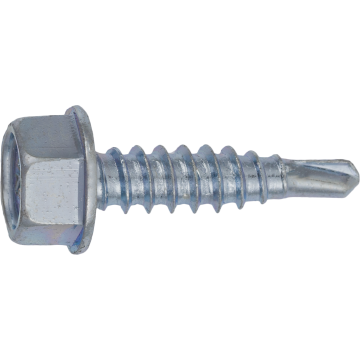 Bohrschraube (verzinkt). Max. stärke 2 x 1,25 mm