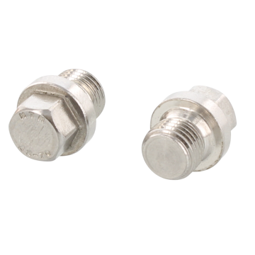 Gewindestopfen mit geflanschtem Sechskantkopf INOX 