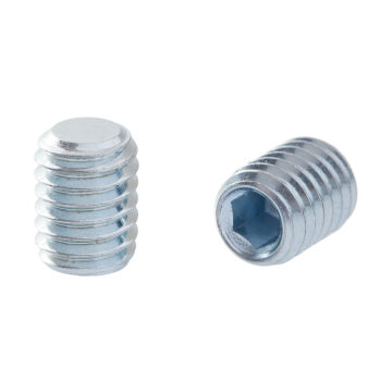 Stellschraube mit flachem Ende INOX 
