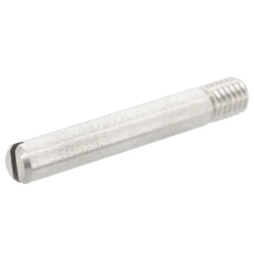 Madenschraube mit flachem Ende und gerader Aussparung INOX 