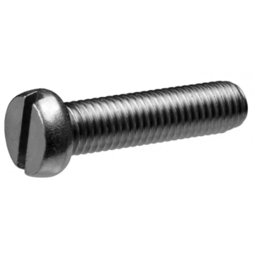 Schraube mit zylindrischem Kopf und geradem Schlitz INOX 