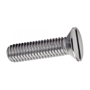 Metrische Senkkopfschraube mit gerader Kerbe INOX 